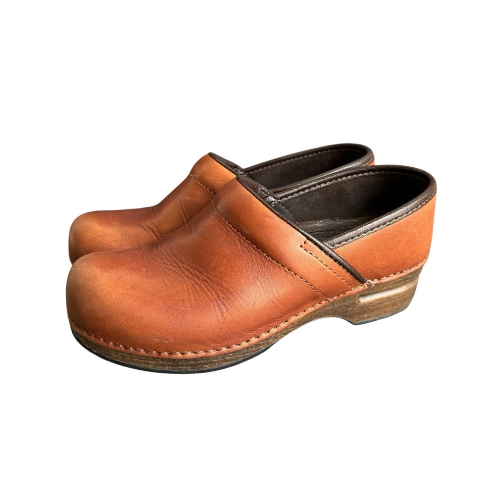 Dansko Brown Leather Mules